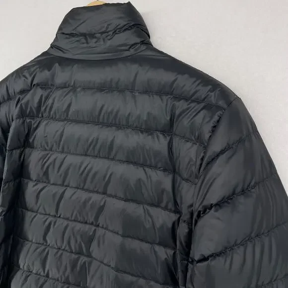 REI COOP Jacket Men L Goose Down Insulated Quilted Gorpcore Packable Nylon Black